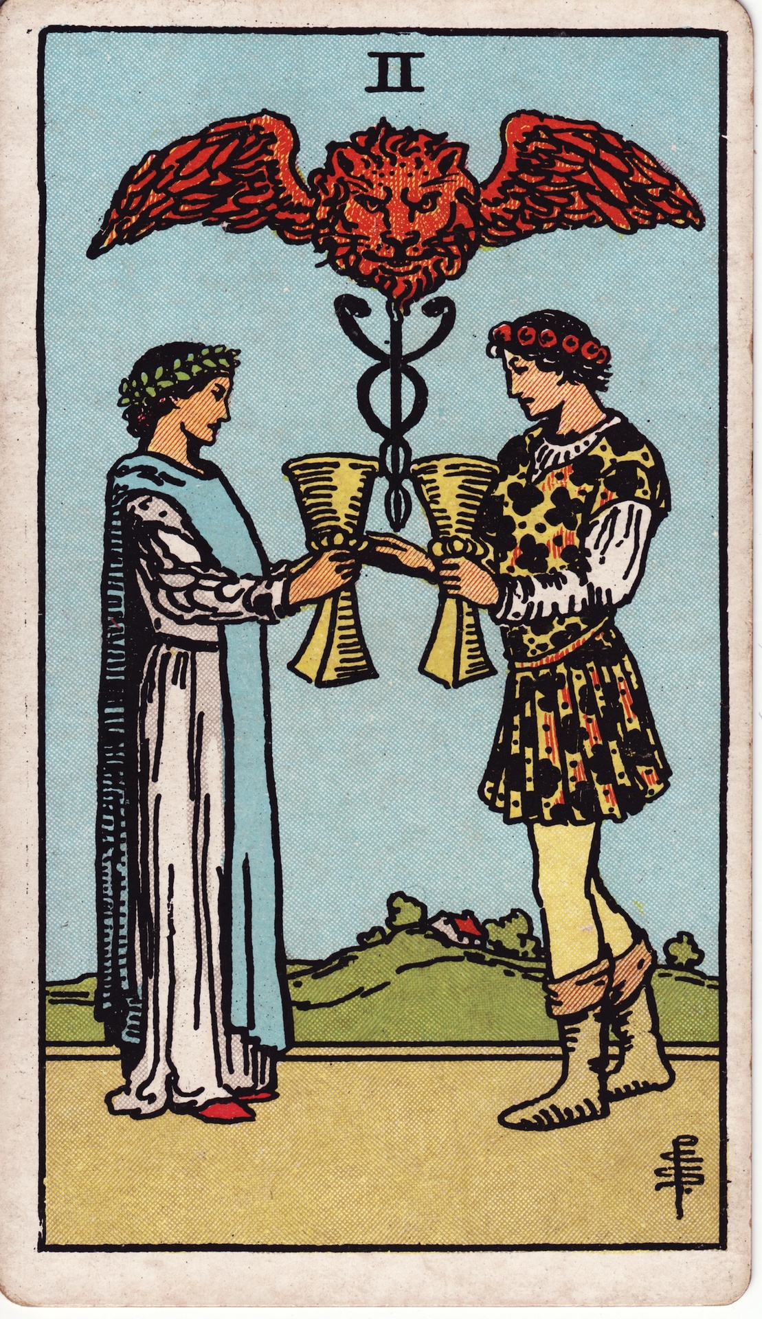 Two of Cups (圣杯二) - Rider–Waite Tarot