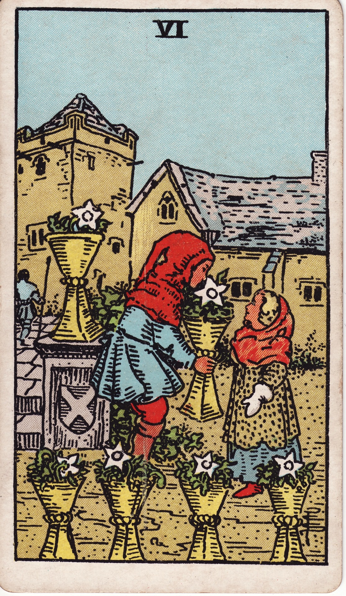 Six of Cups (圣杯六) - Rider–Waite Tarot