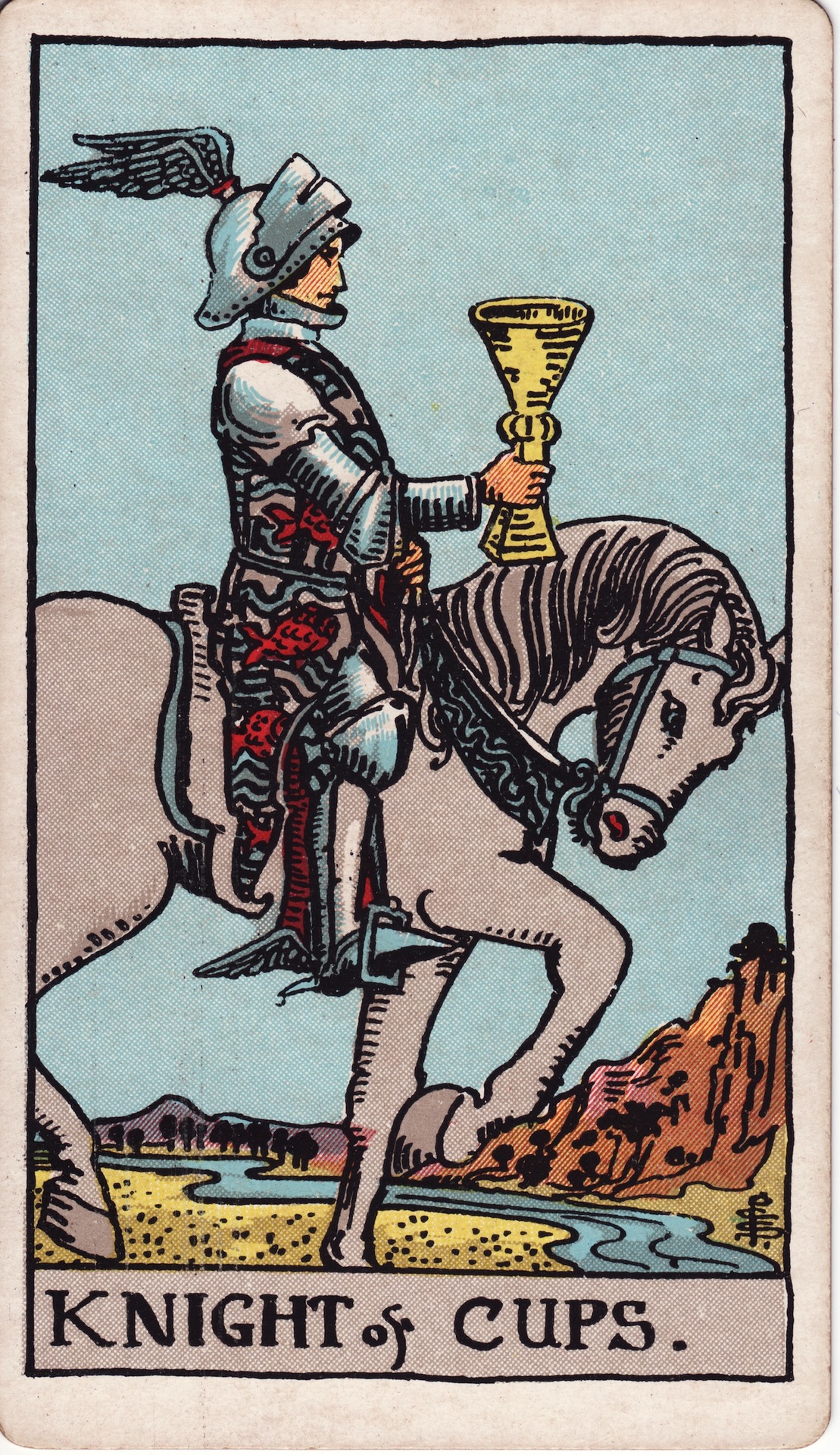 Knight of Cups (圣杯骑士) - Rider–Waite Tarot