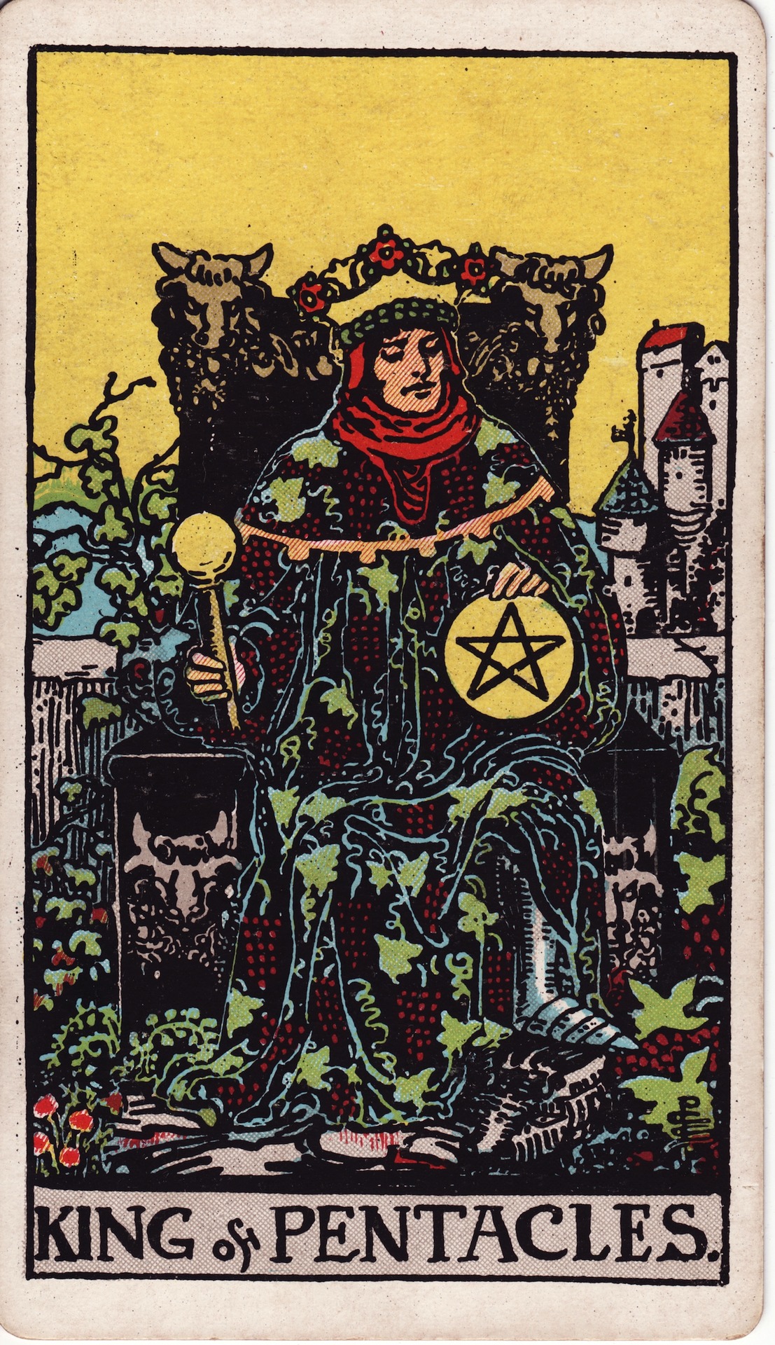 King of Pentacles (钱幣国王) - Rider–Waite Tarot