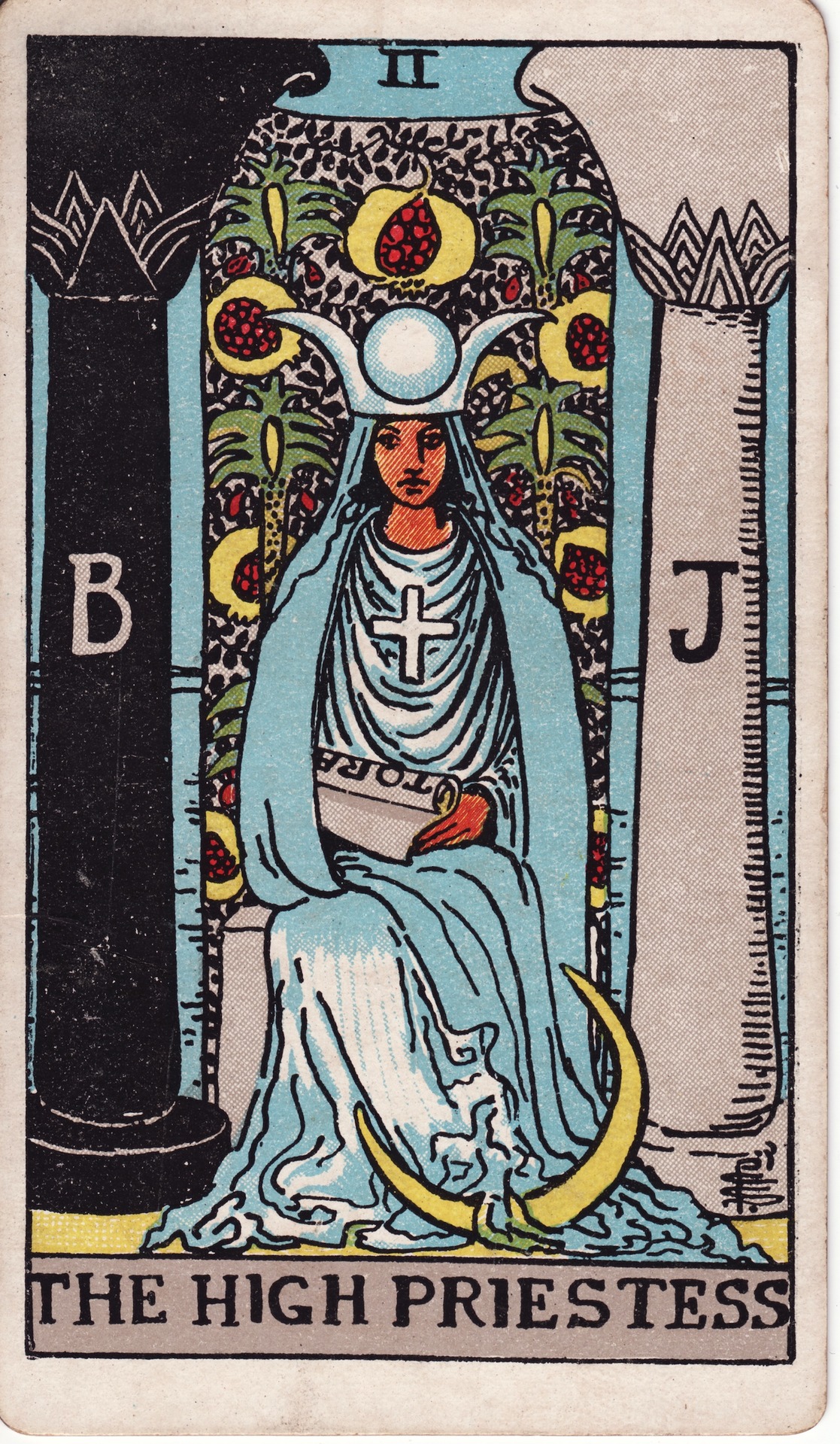 The High Priestess (女祭司) - Rider–Waite Tarot