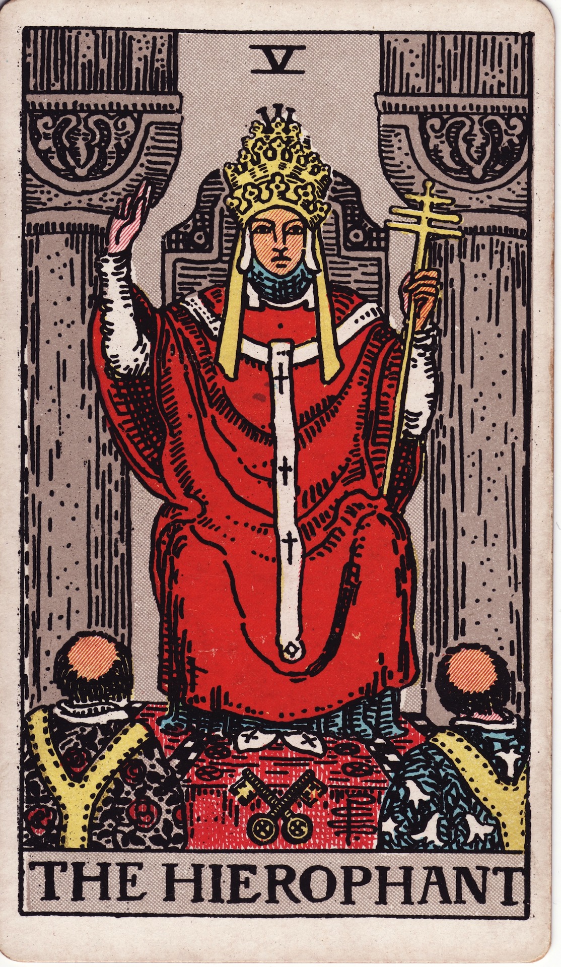The Hierophant (教皇) - Rider–Waite Tarot