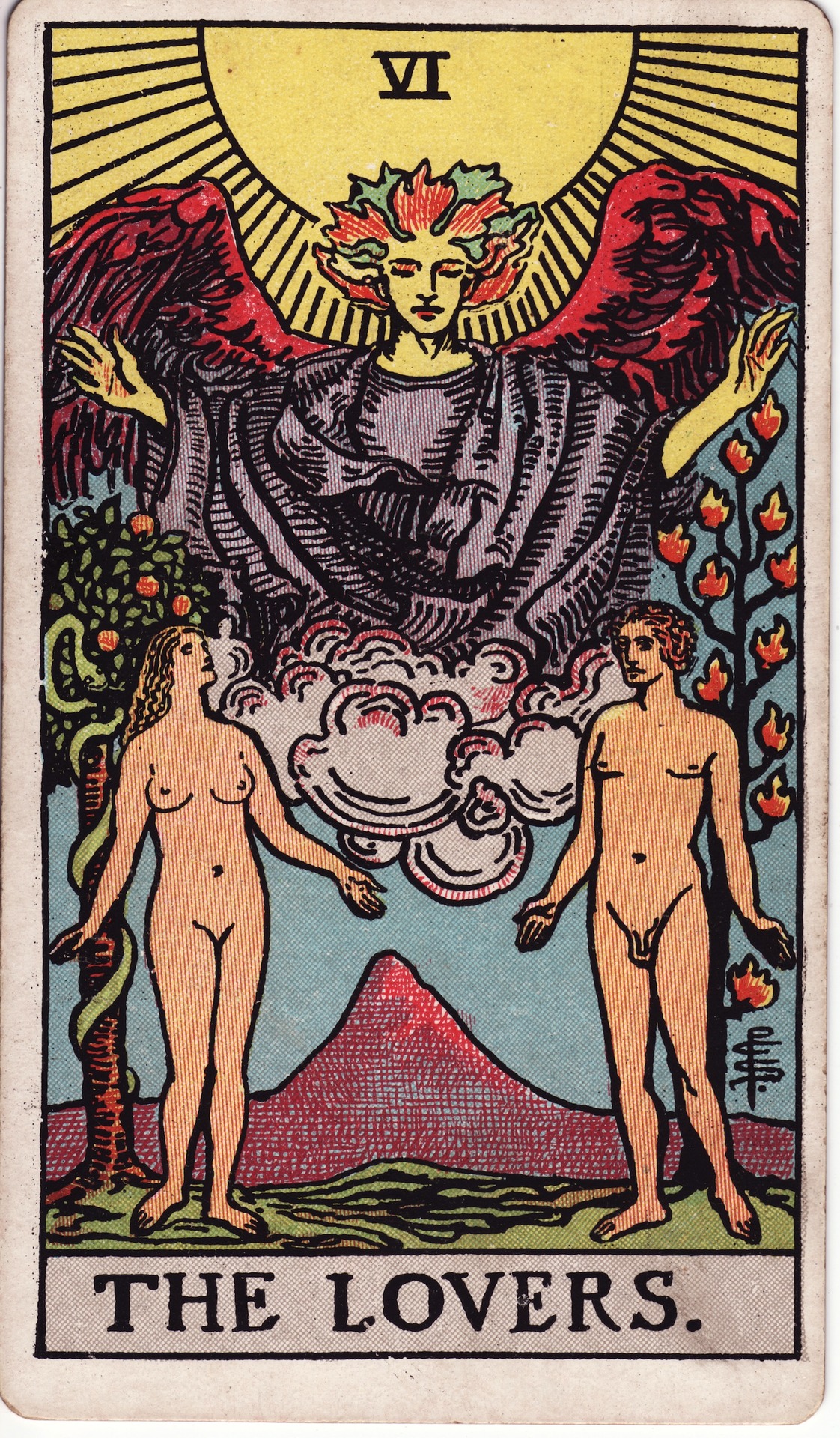 The Lovers (恋人) - Rider–Waite Tarot