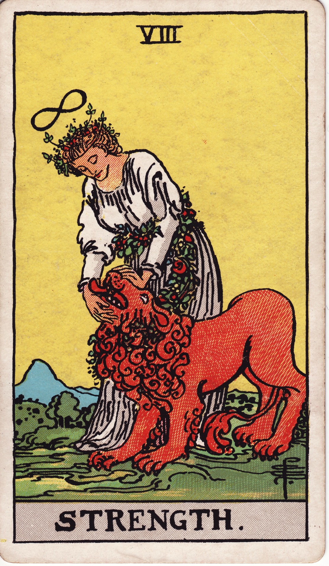 Strength (力量) - Rider–Waite Tarot