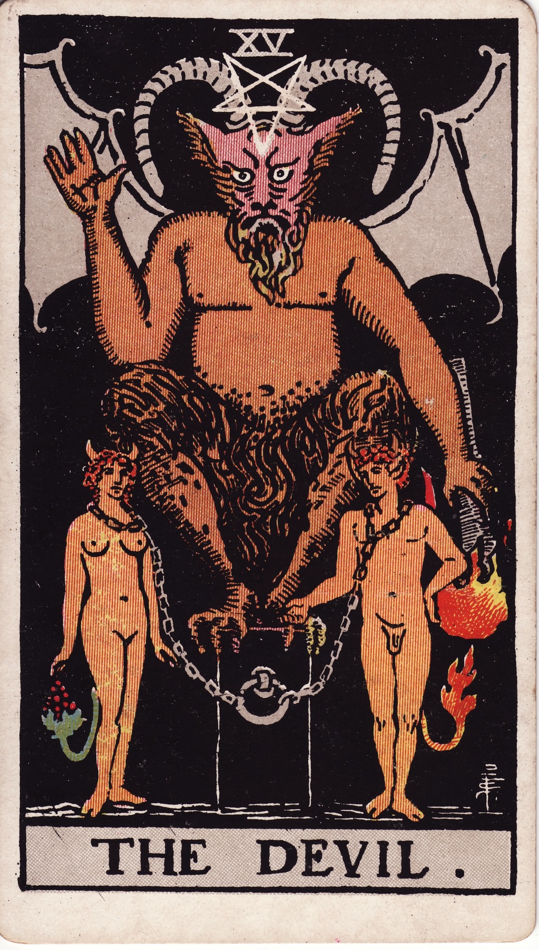 The Devil (恶魔) - Rider–Waite Tarot