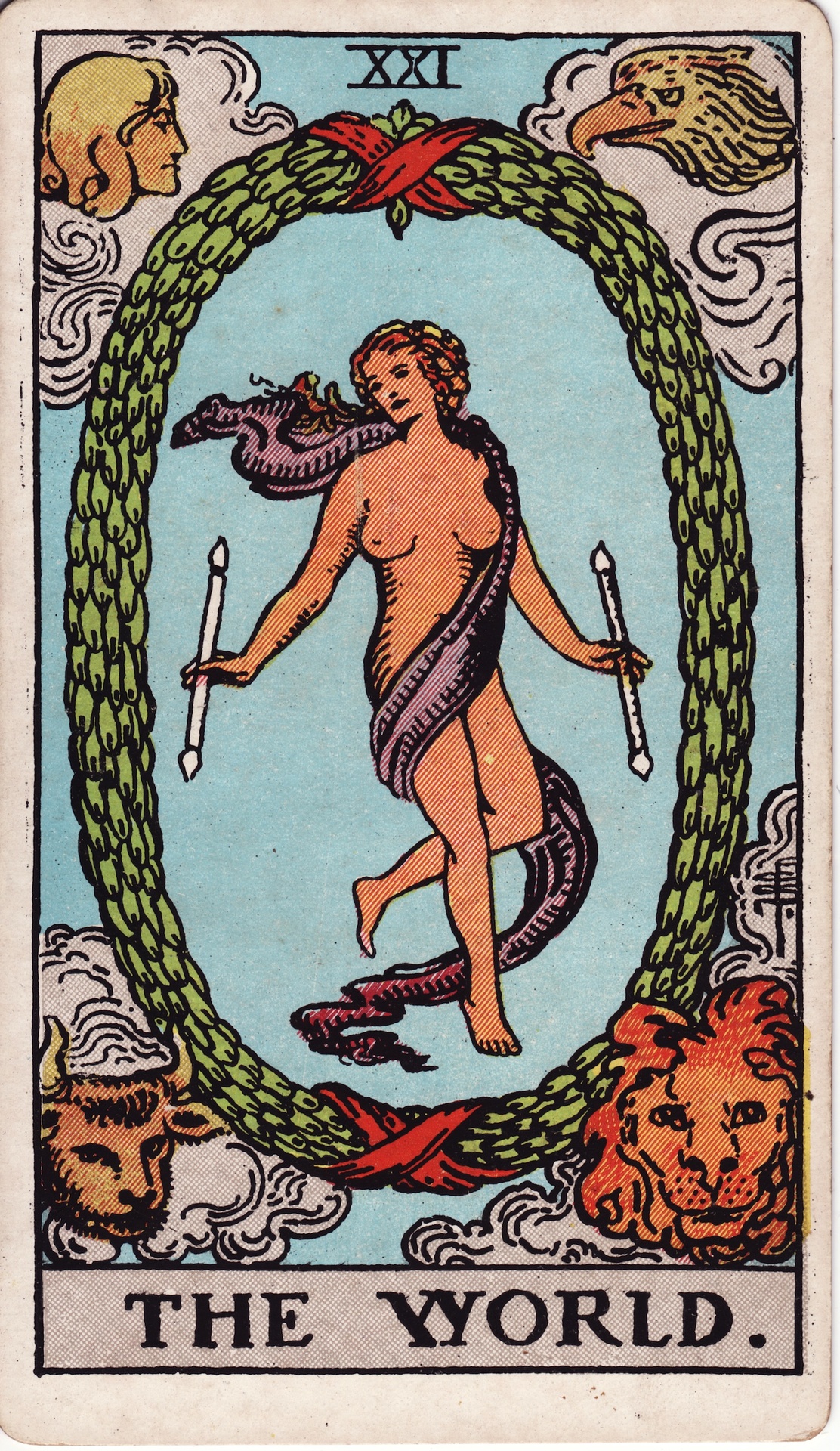 The World (世界) - Rider–Waite Tarot