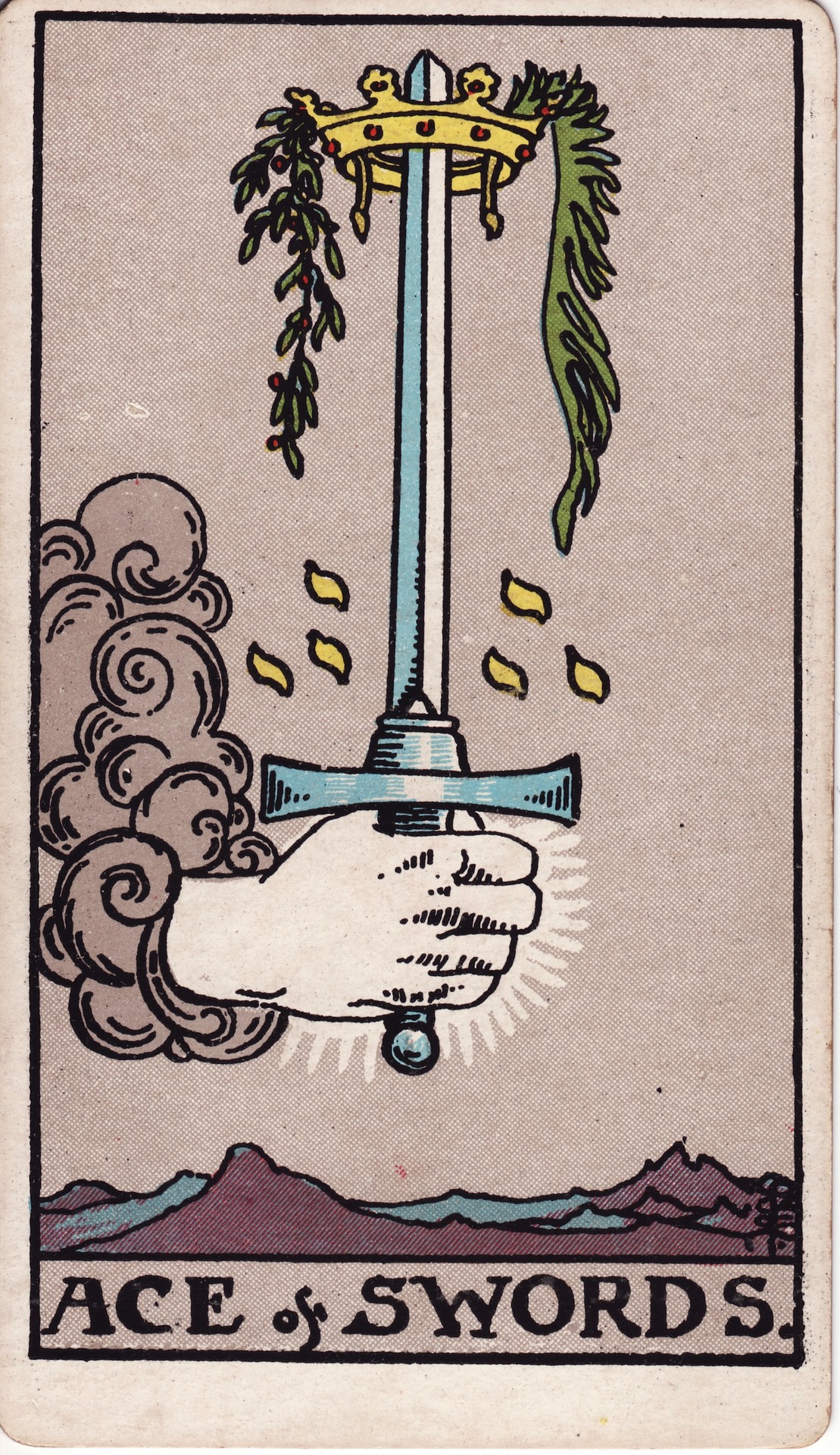 Ace of Swords (宝剑一) - Rider–Waite Tarot