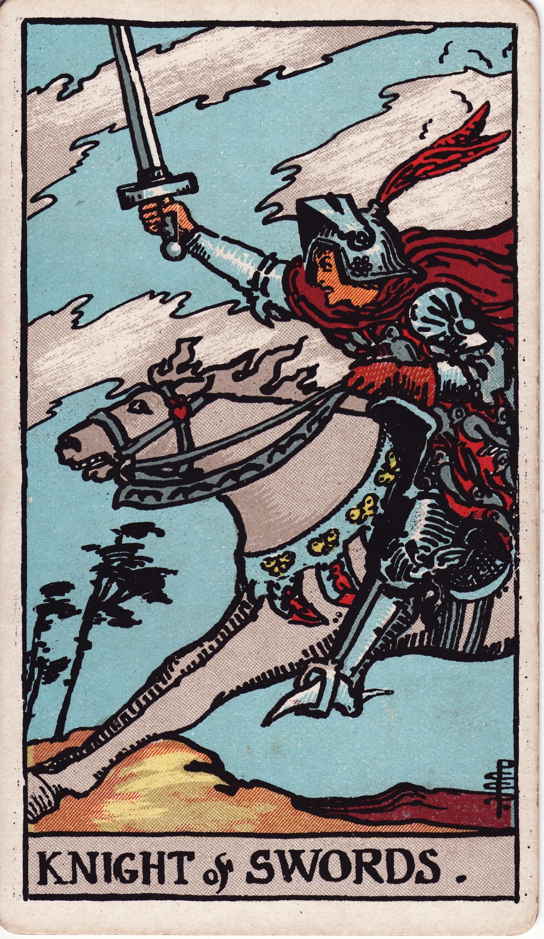 Knight of Swords (宝剑骑士) - Rider–Waite Tarot