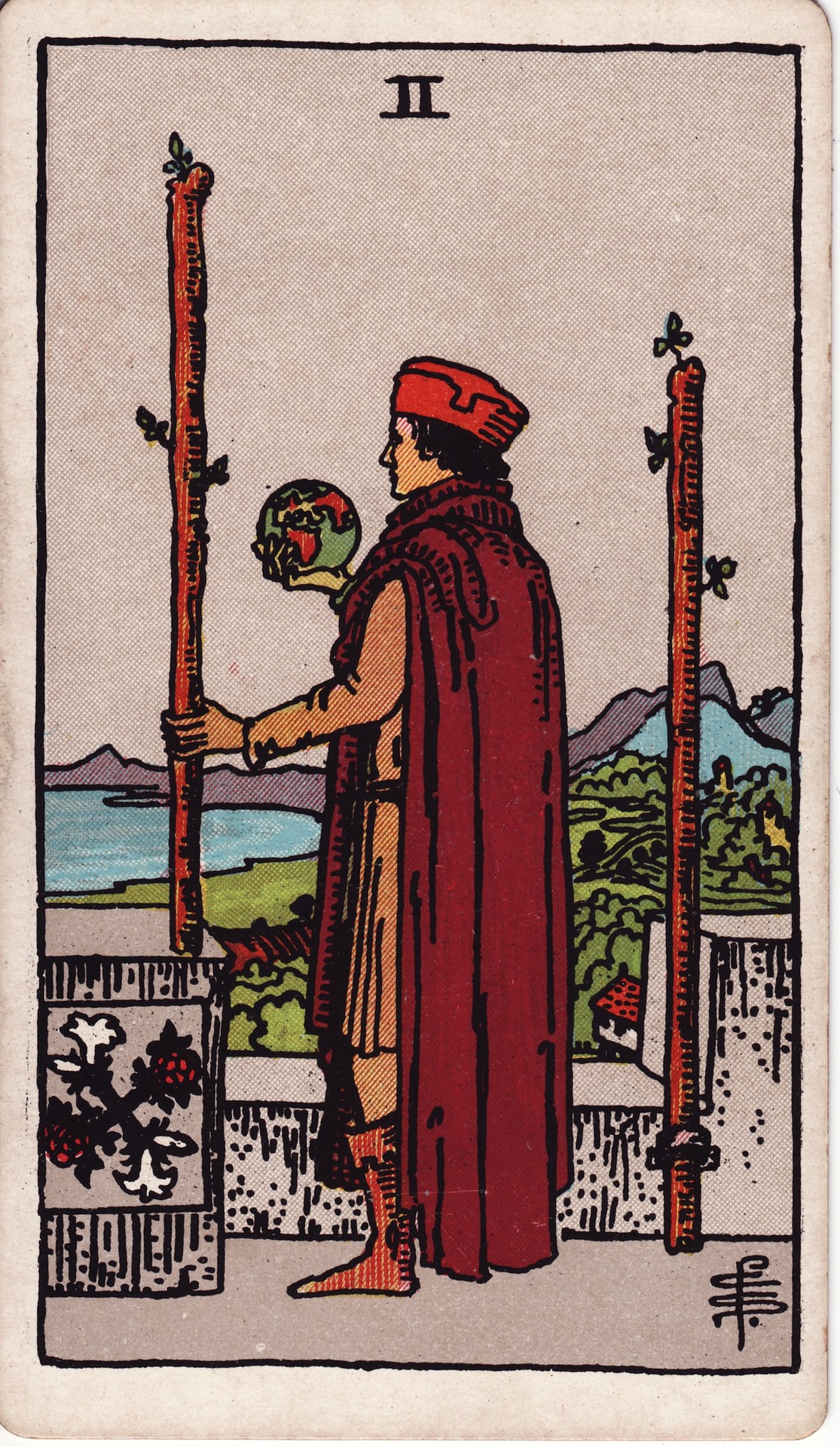 Two of Wands (权杖二) - Rider–Waite Tarot