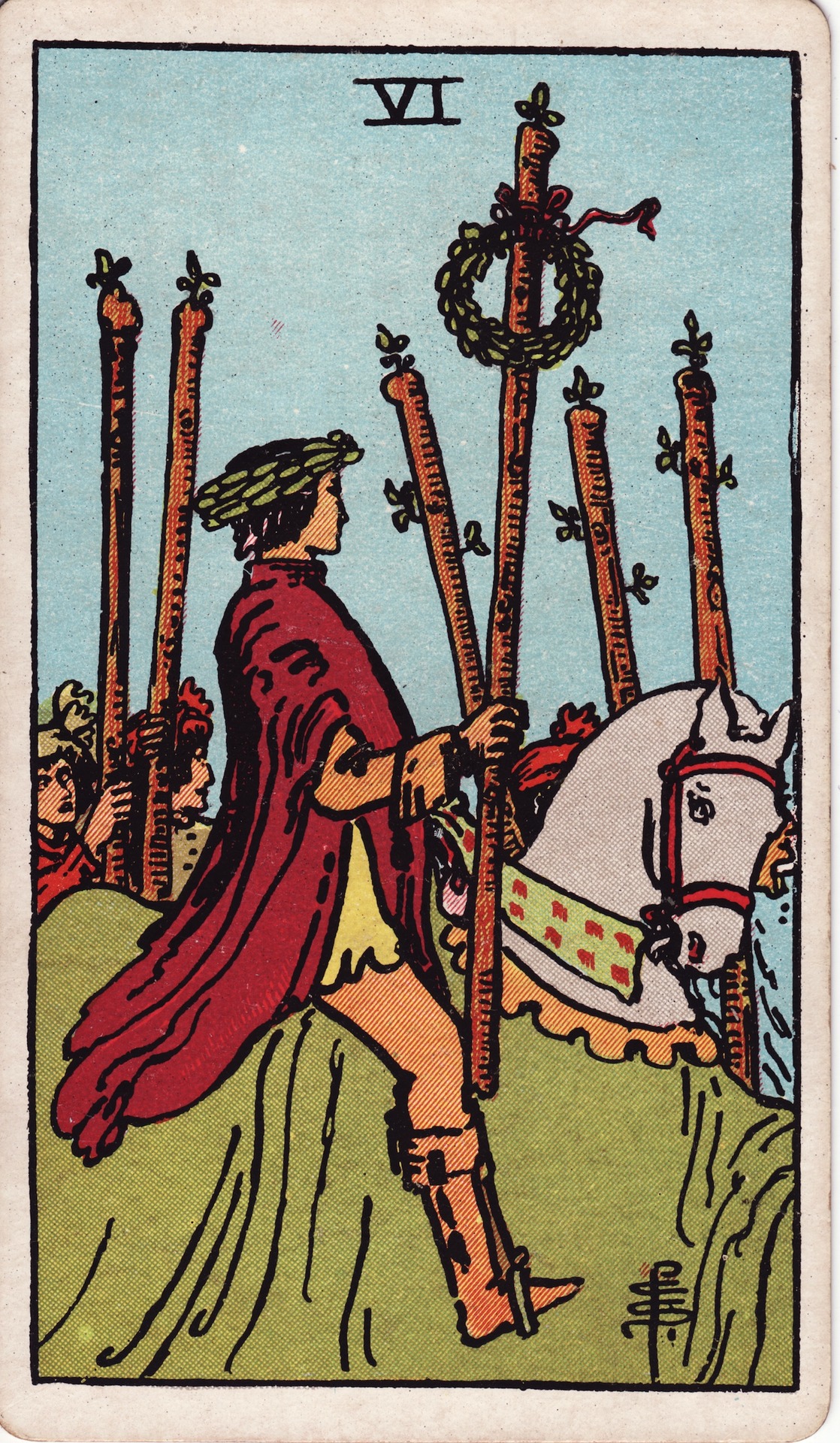 Six of Wands (权杖六) - Rider–Waite Tarot