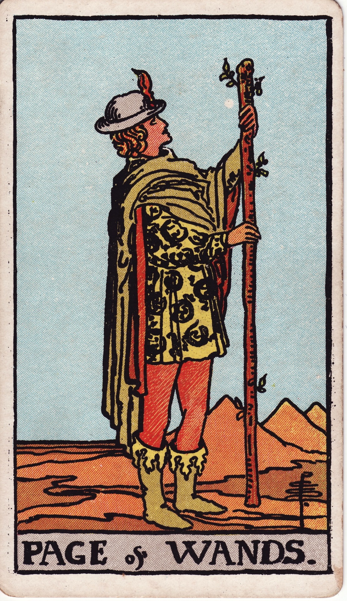Page of Wands (权杖侍者) - Rider–Waite Tarot