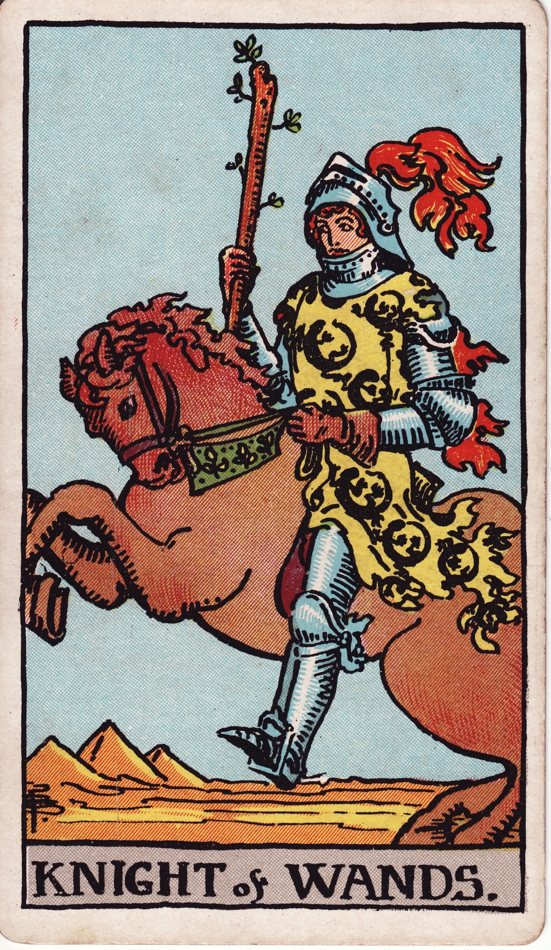 Knight of Wands (权杖骑士) - Rider–Waite Tarot