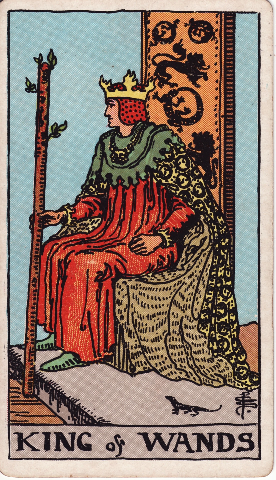 King of Wands (权杖国王) - Rider–Waite Tarot